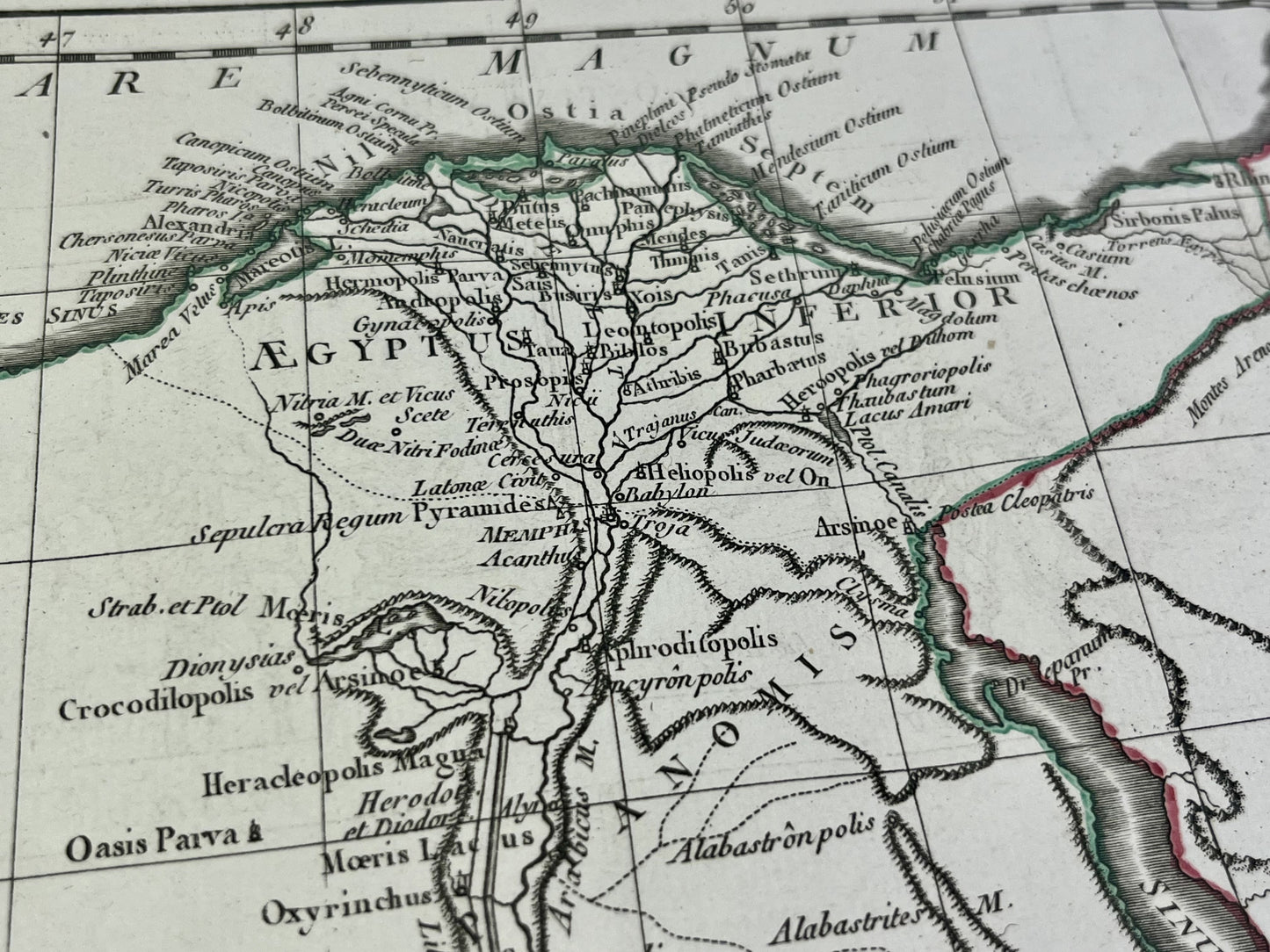 Achat carte Egypte antique