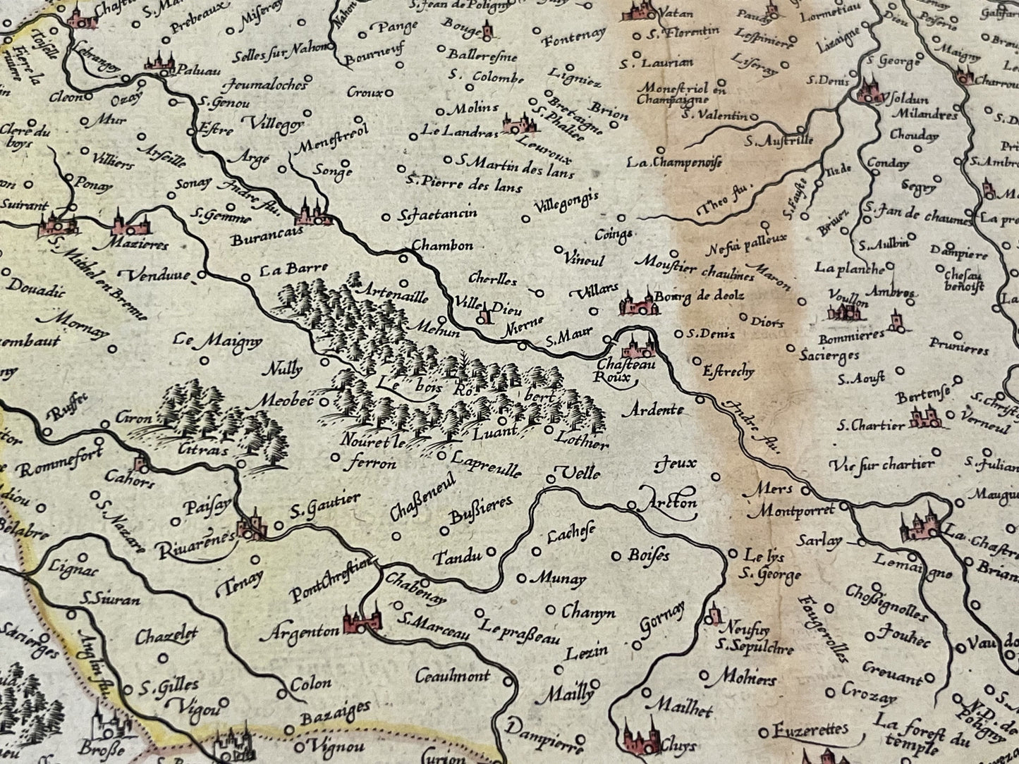 Achat carte ancienne Duche Berry