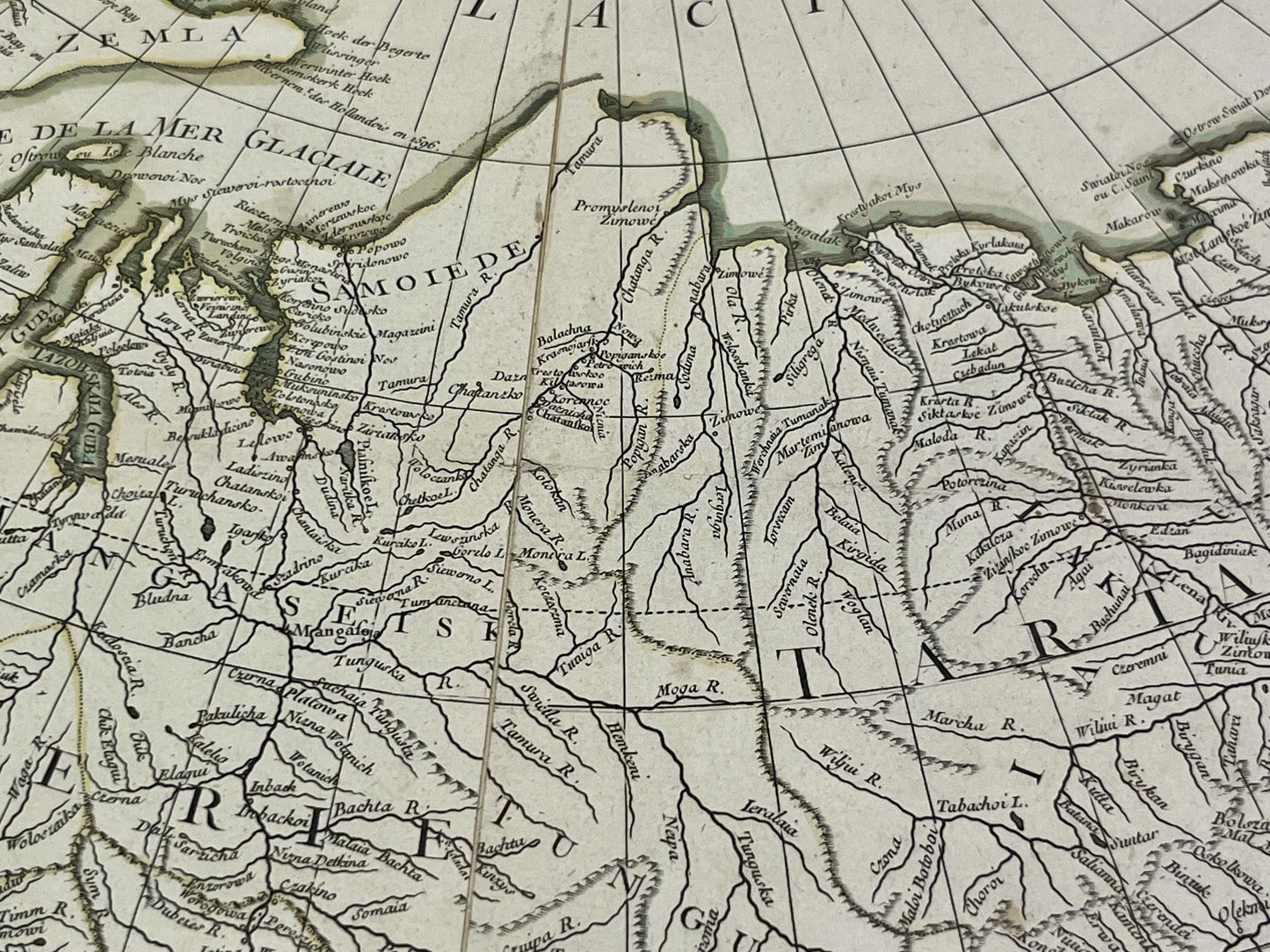 Achat carte ancienne Tartarie Siberie