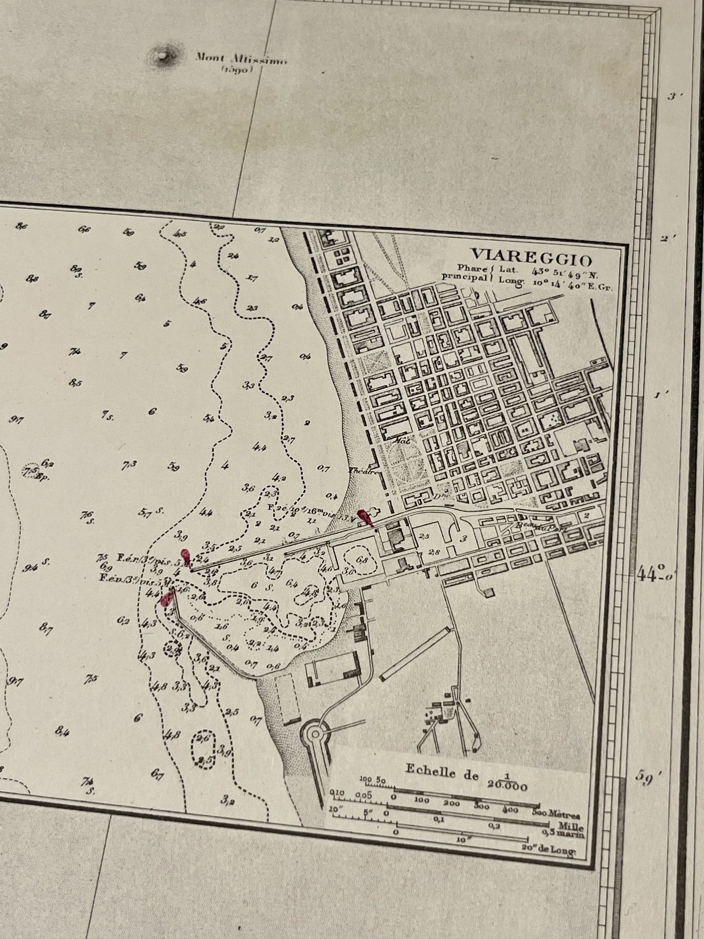 Achat carte ancienne Viareggio