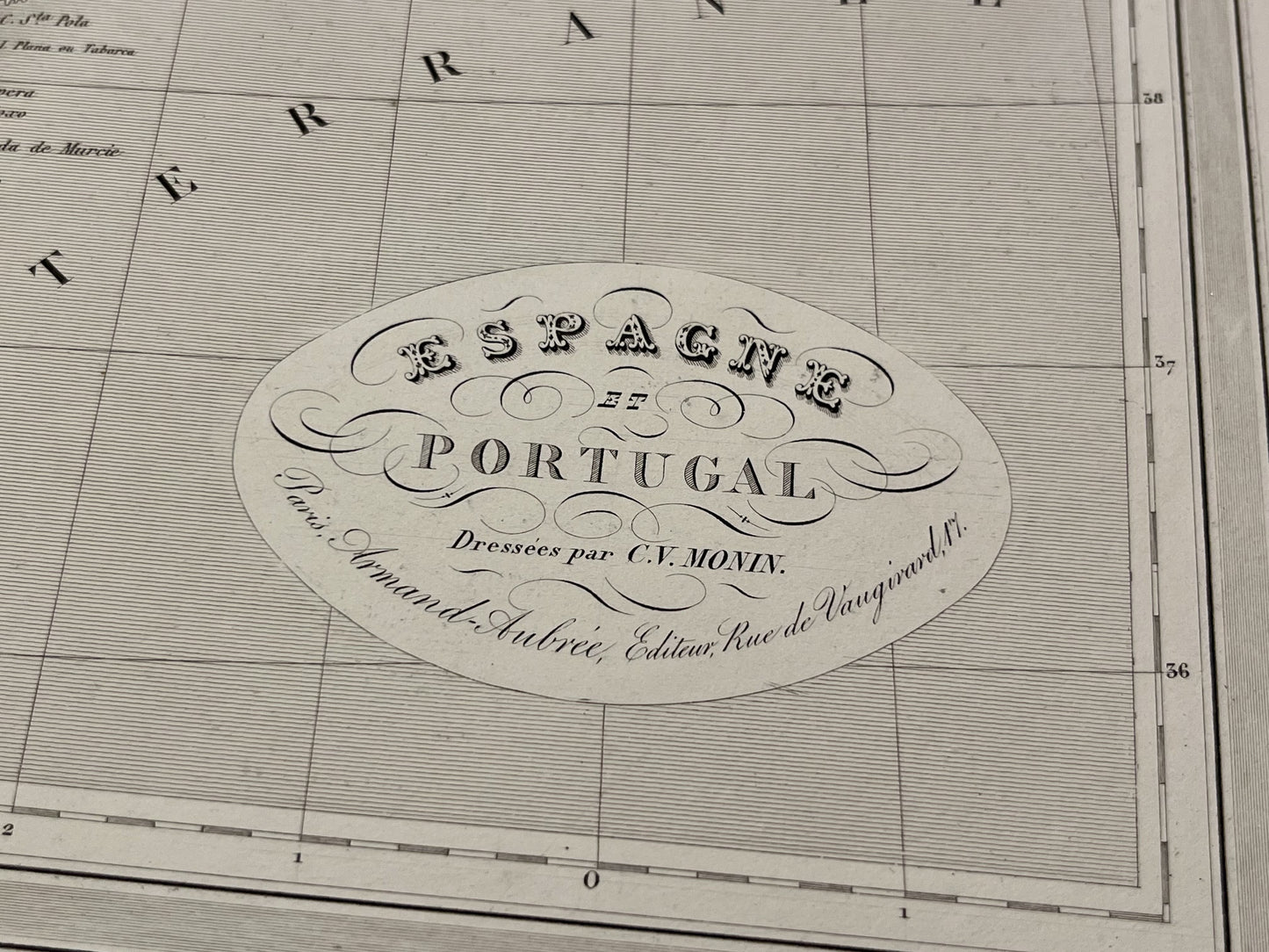 Achat carte decoration Espagne Portugal