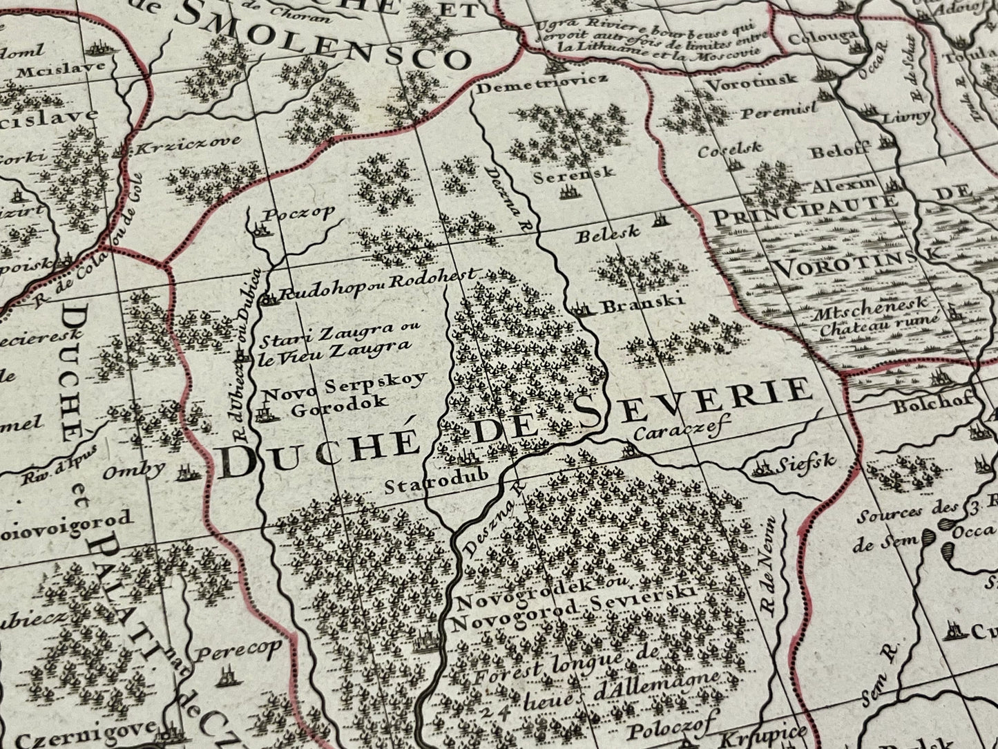 Achat carte geographique Russie Moscou