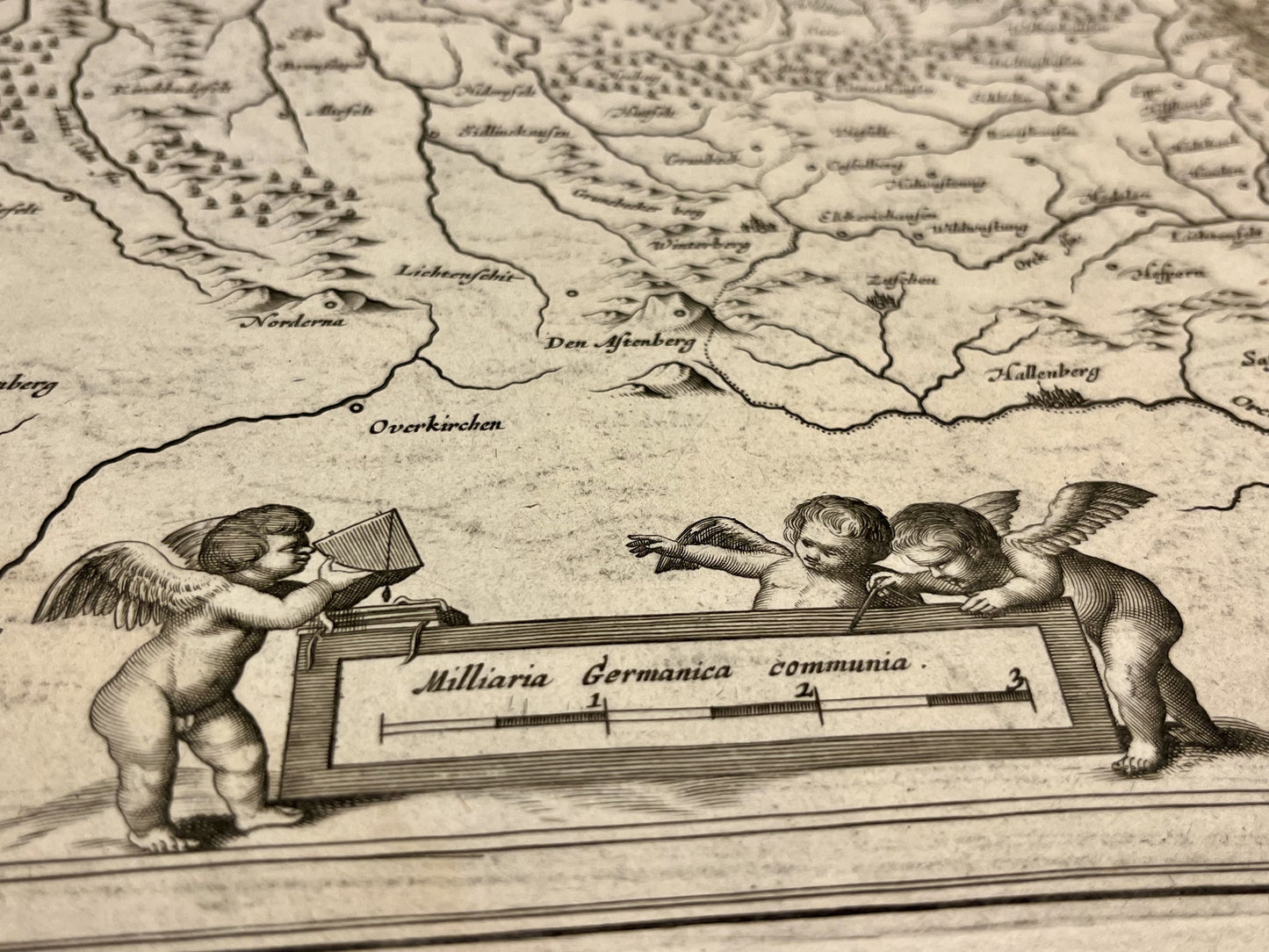 Antique map of the Waldeck County