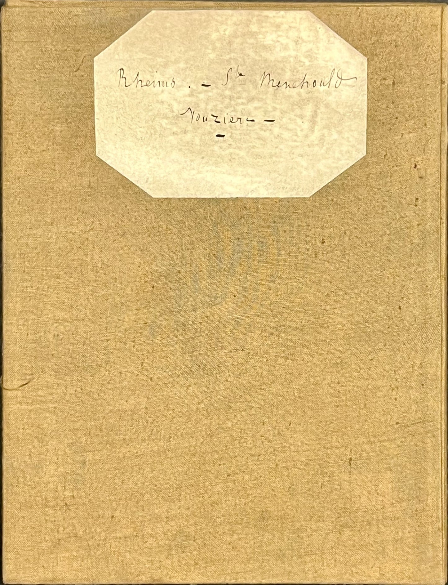 Carte Cassini entoilee Reims