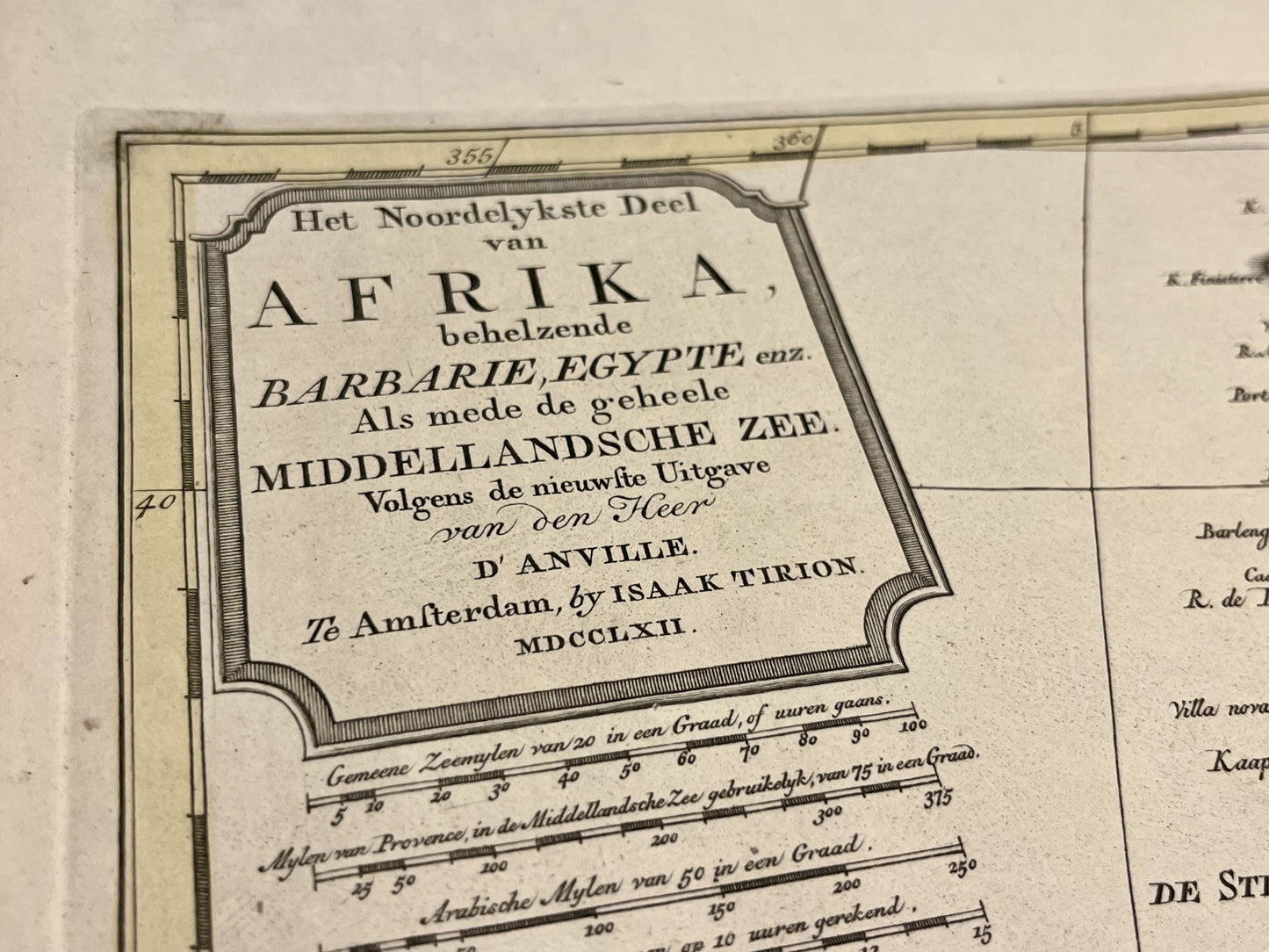 Carte ancienne Afrique par d Anville
