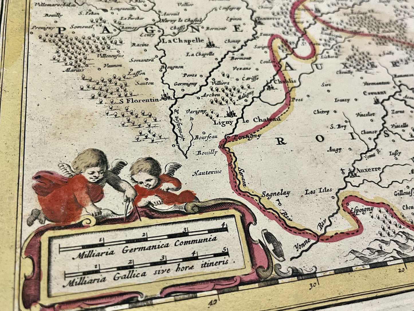 Carte ancienne Bourgogne par de Wit