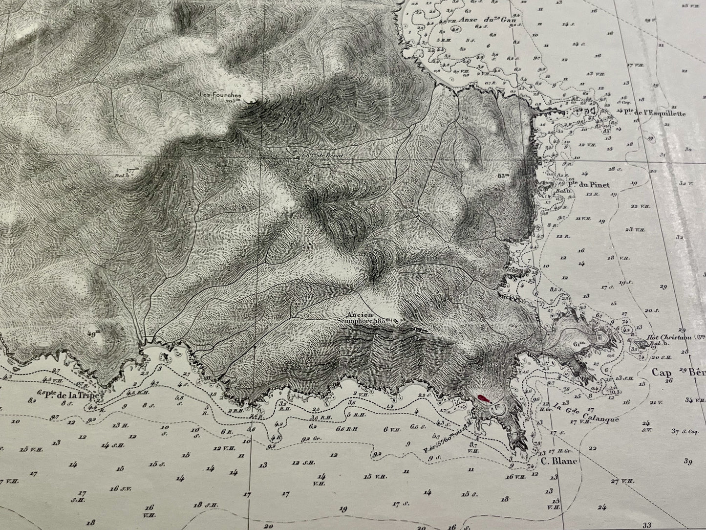 Carte ancienne Cap Benat