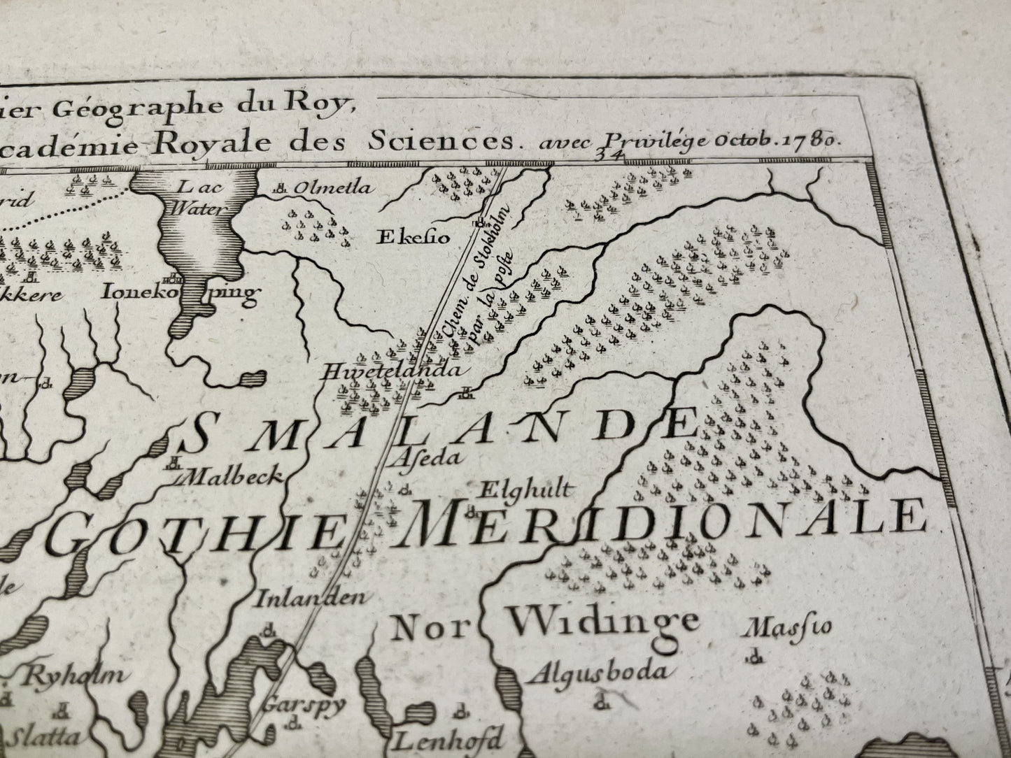 Carte ancienne Danemark par Guillaume Delisle