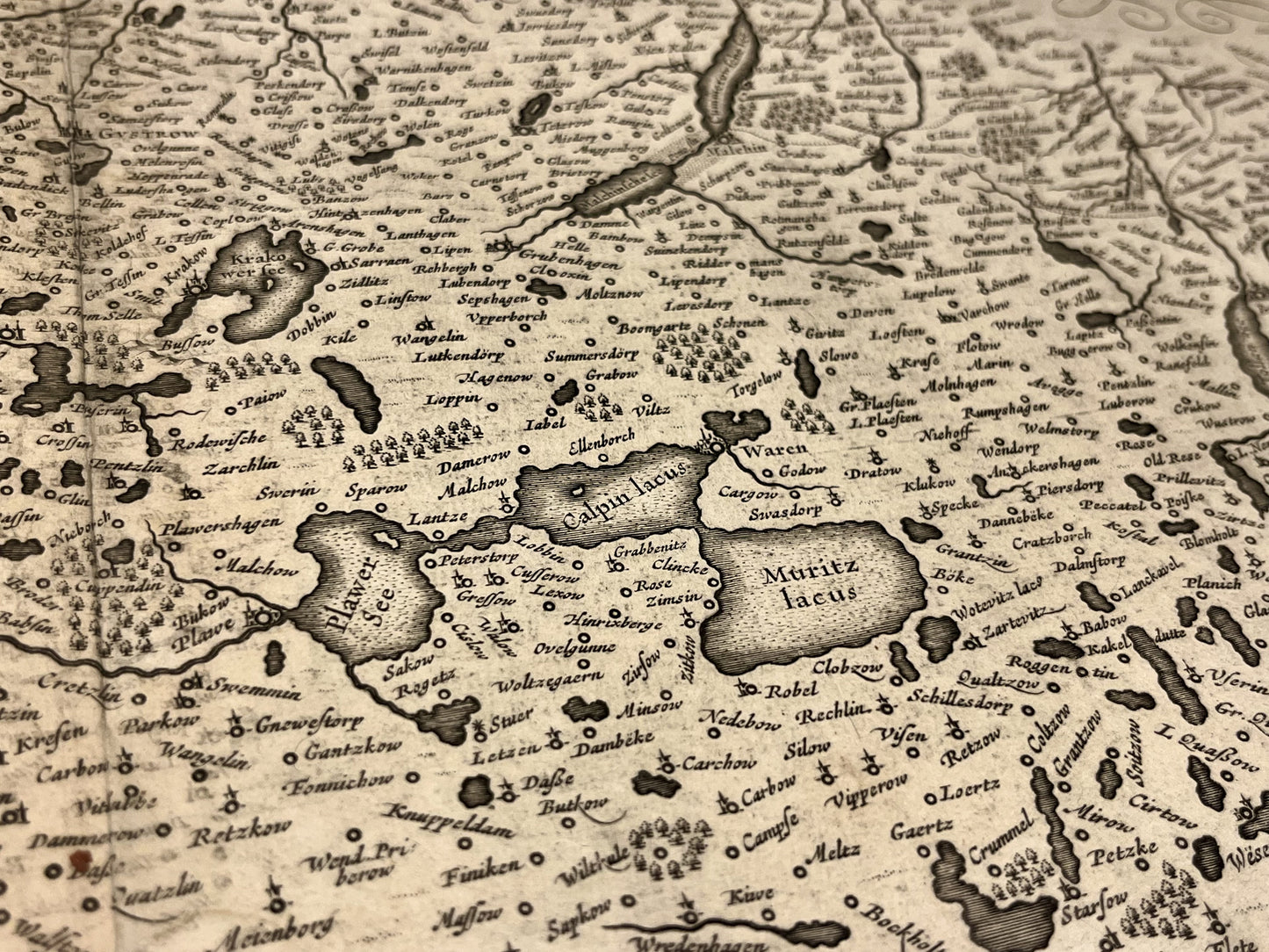 Carte ancienne Duche Mecklenburg