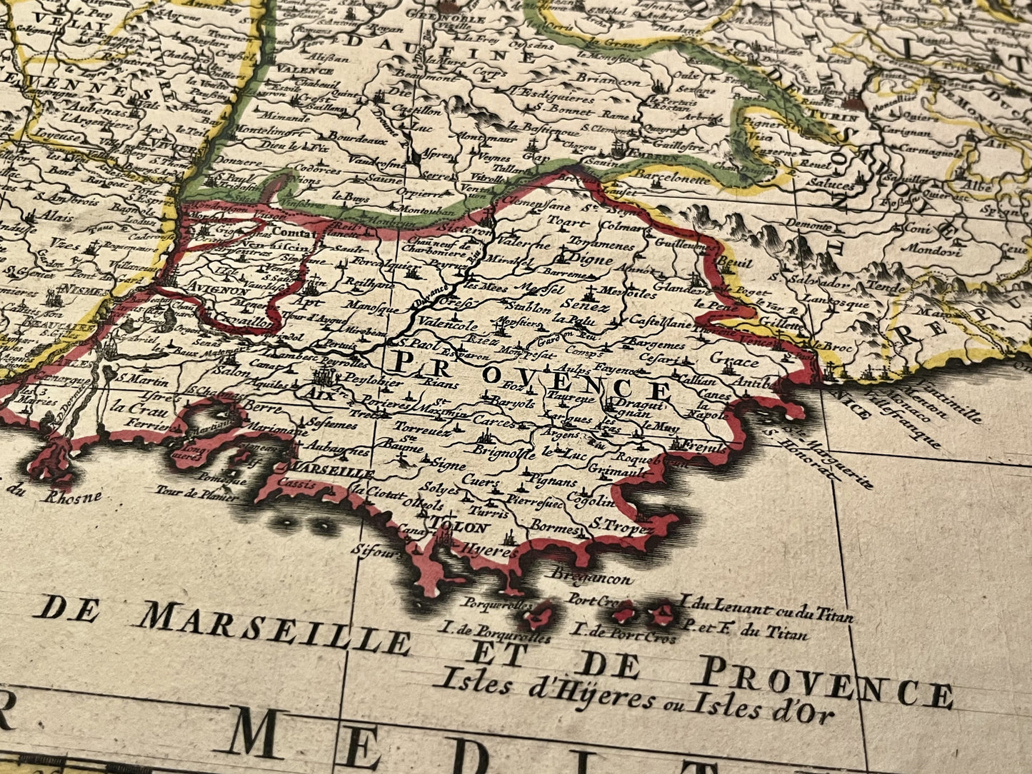 Carte ancienne France par Nicolas Sanson