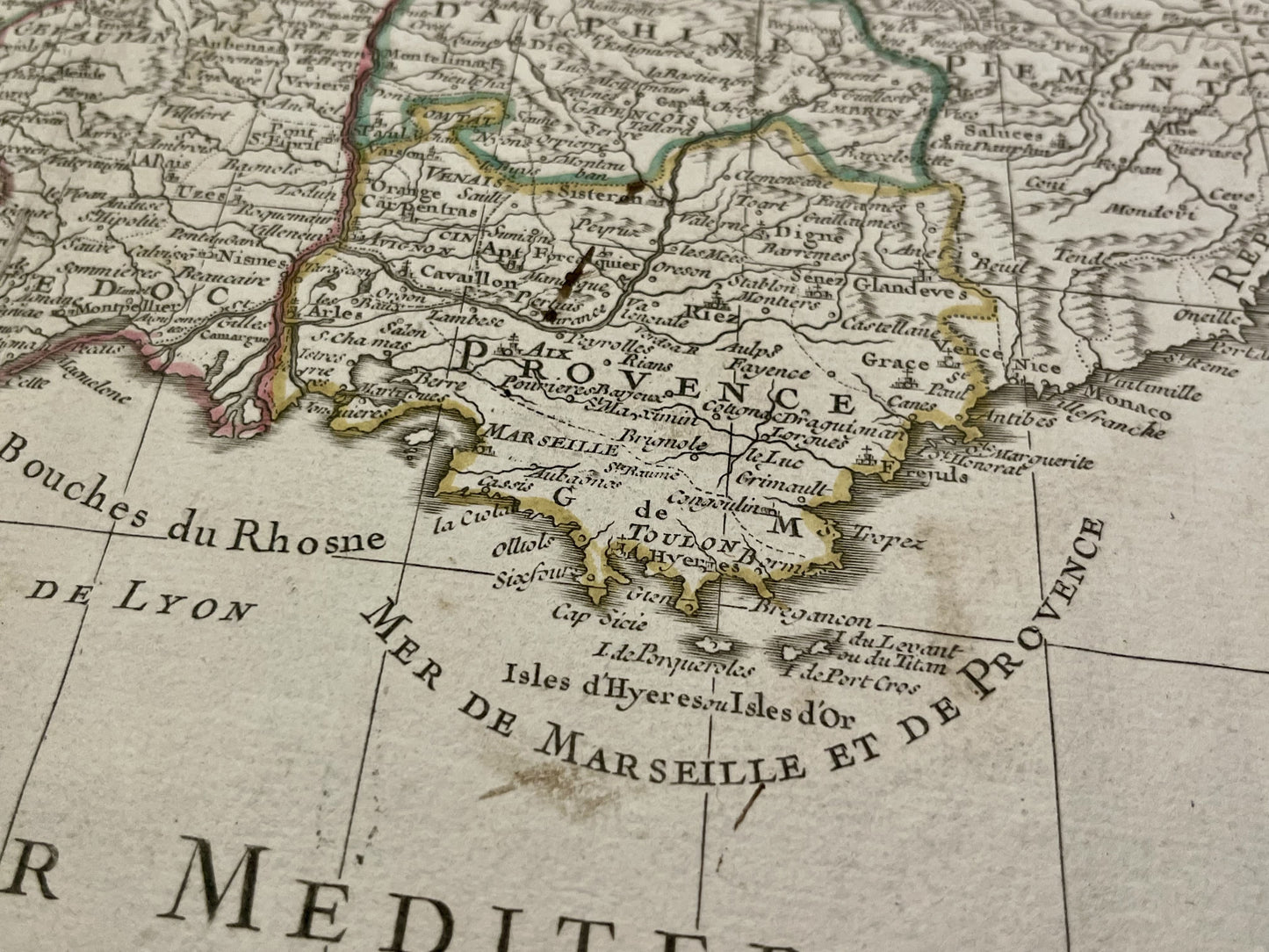 Carte ancienne France pour decorer