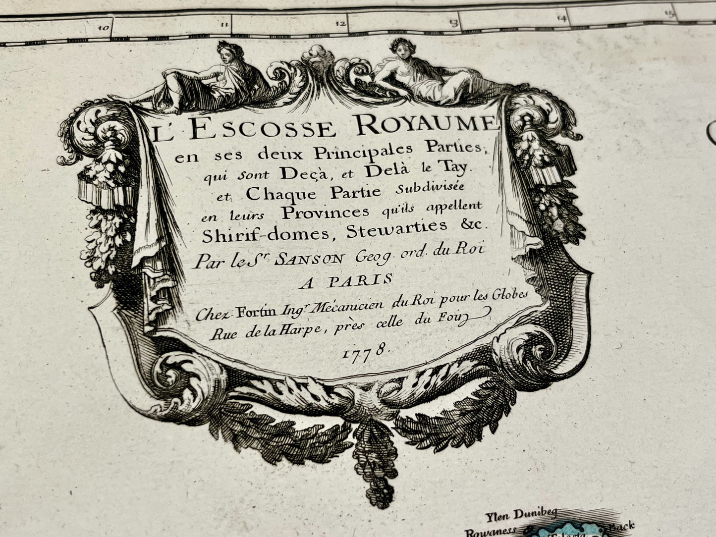 Carte ancienne Ecosse par Nicolas Sanson