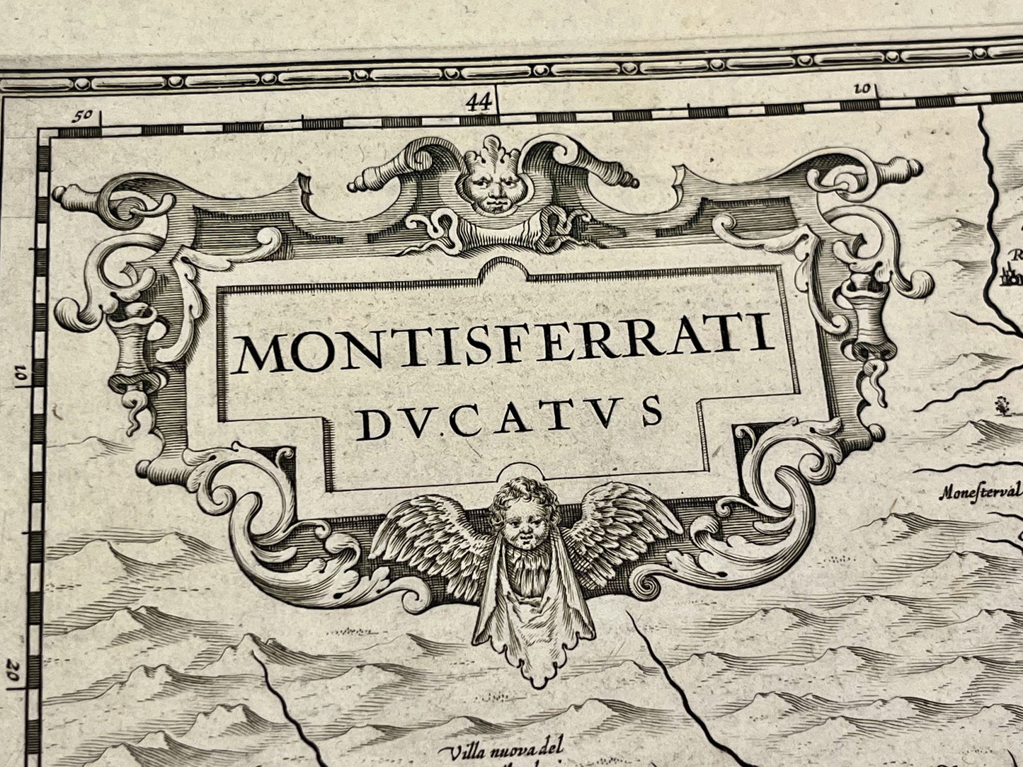 Carte authentique Duche Montferrat