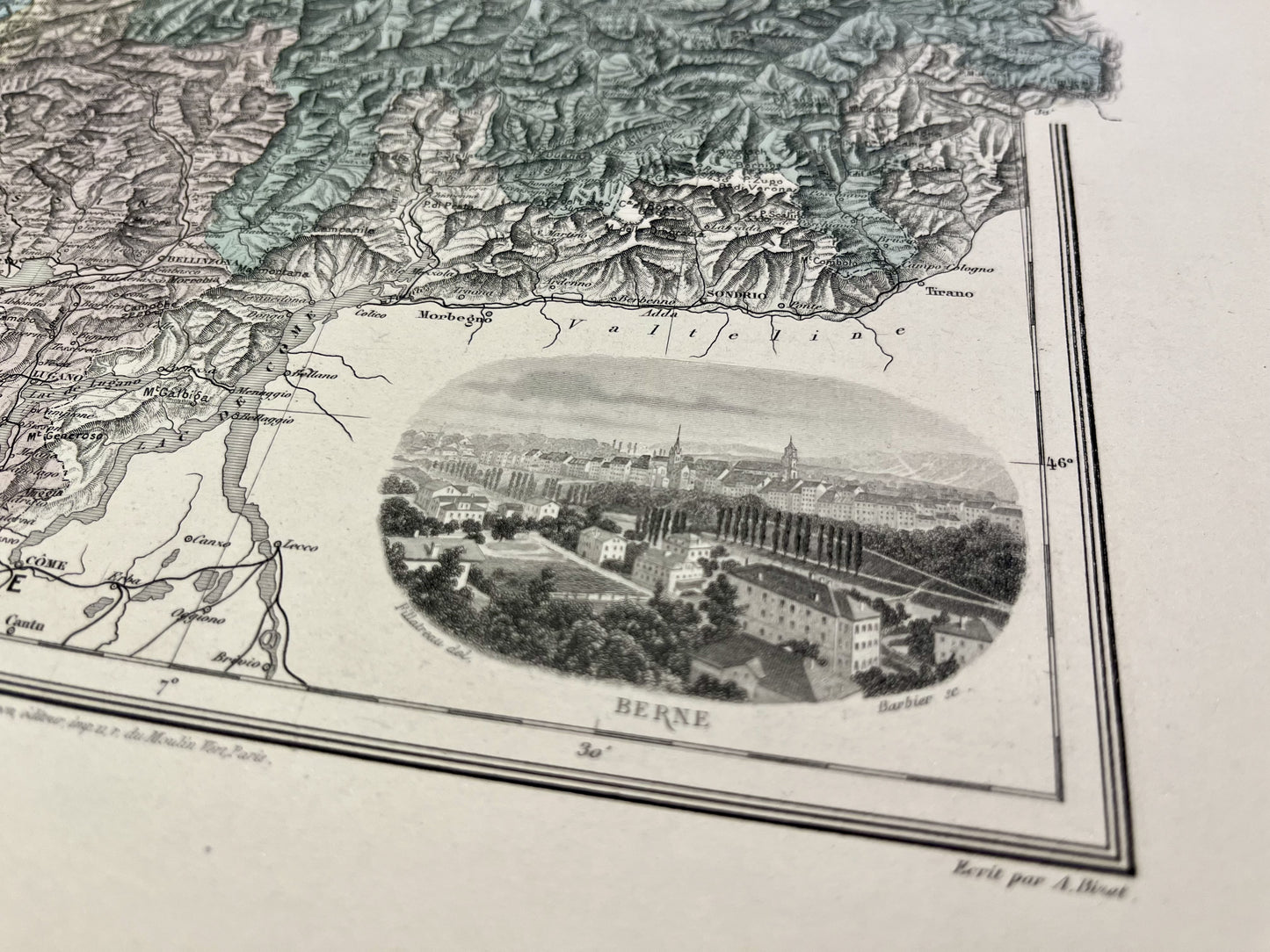 Carte decorative cadeau Suisse Berne