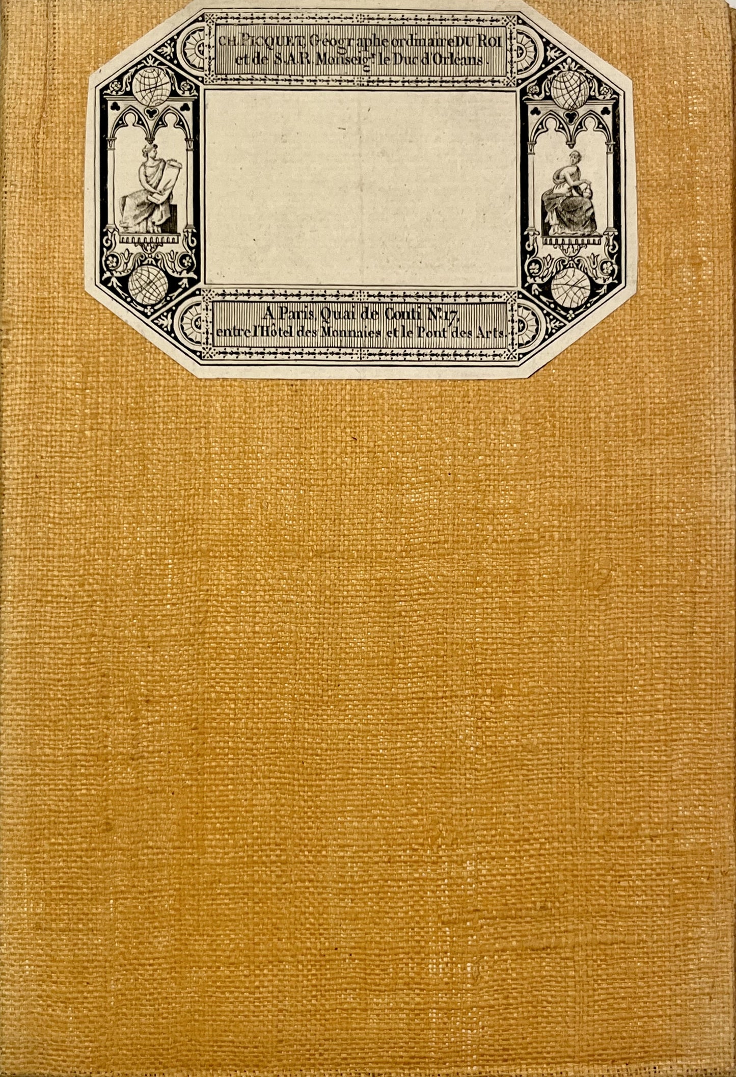 Carte entoilee ancienne Dordogne