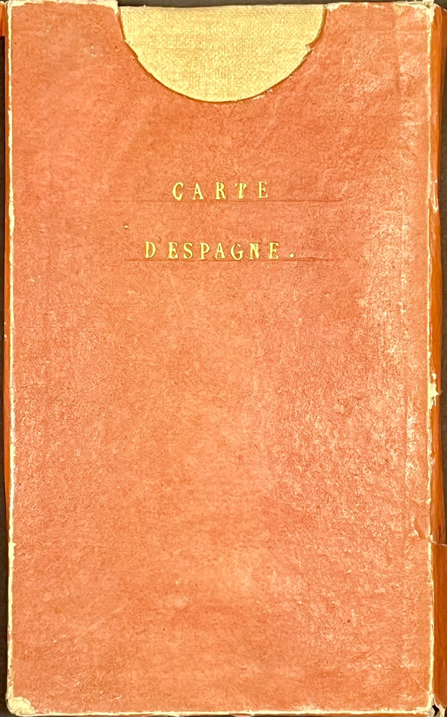 Carte entoilee ancienne Espagne