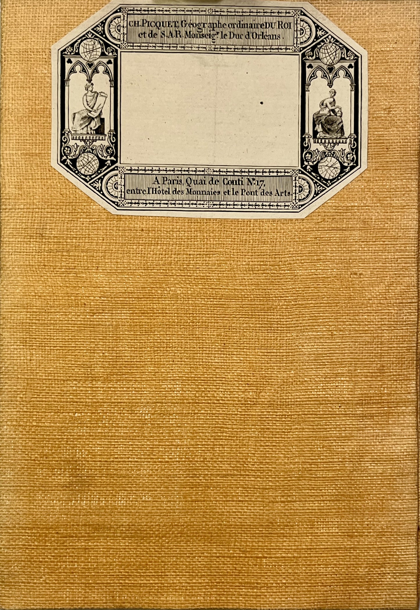 Carte entoilee ancienne Marengo