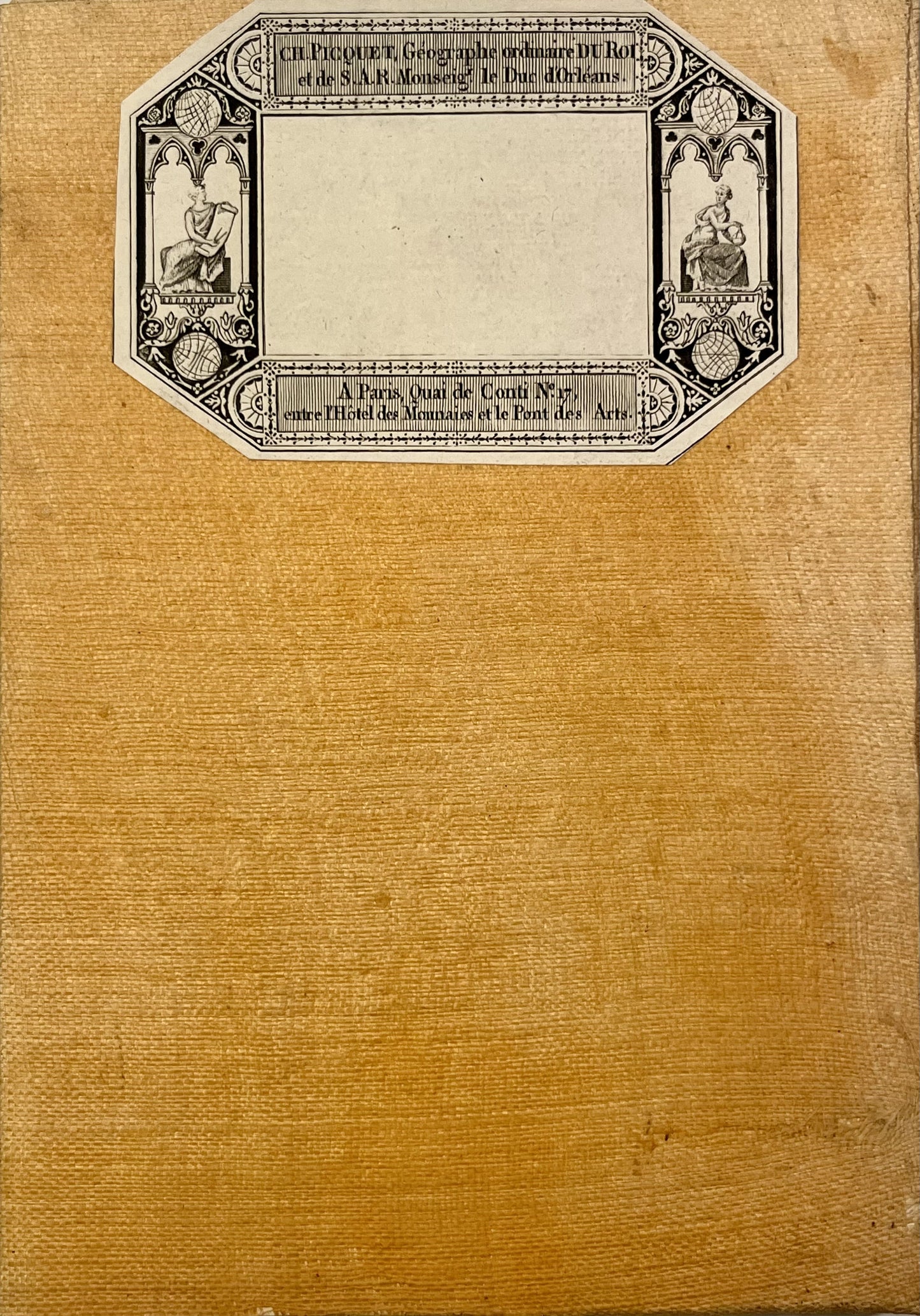 Carte entoilee ancienne Montenotte