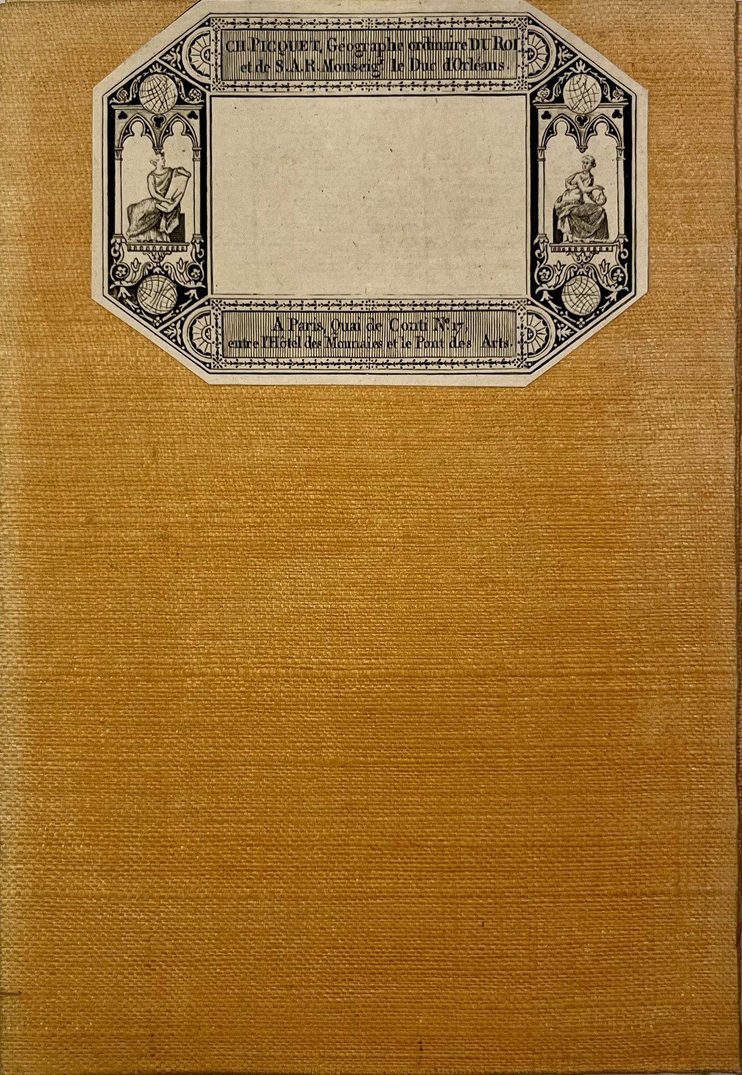 Carte entoilee ancienne Morbihan