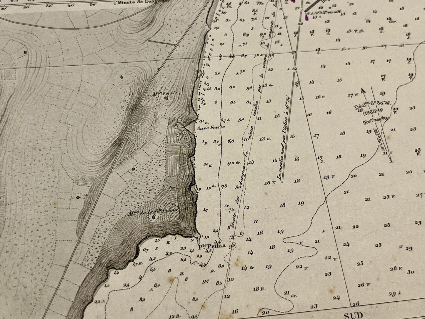 Carte geographique marine Rade de Torrevieja