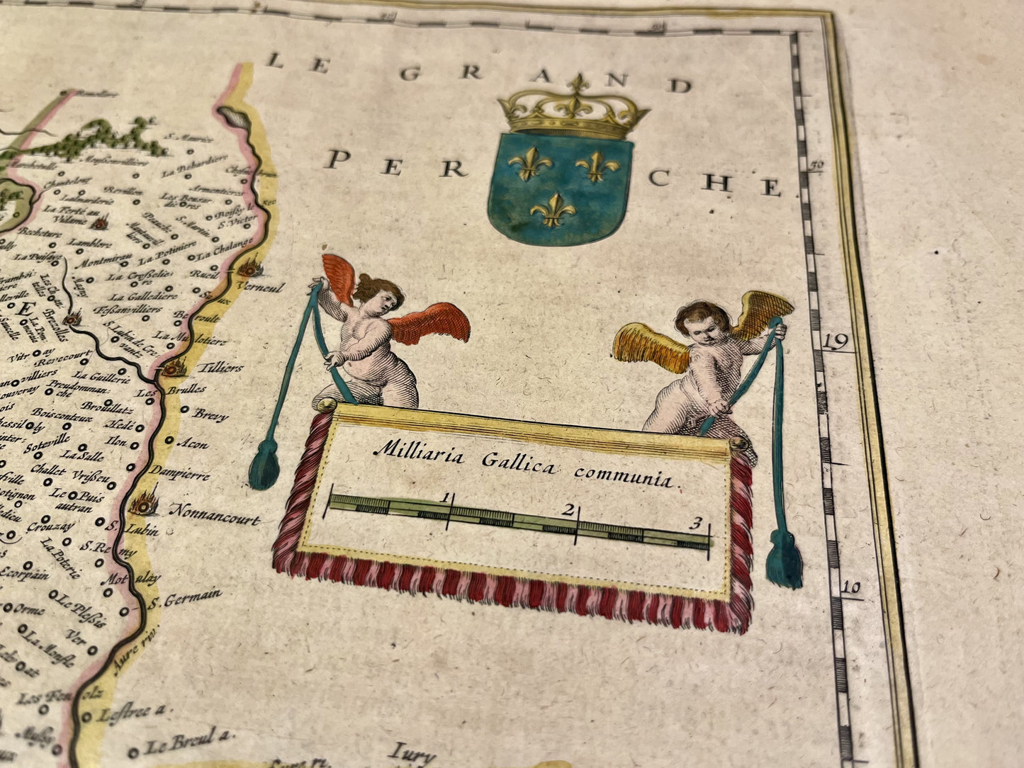 Carte vintage ancienne Beauce