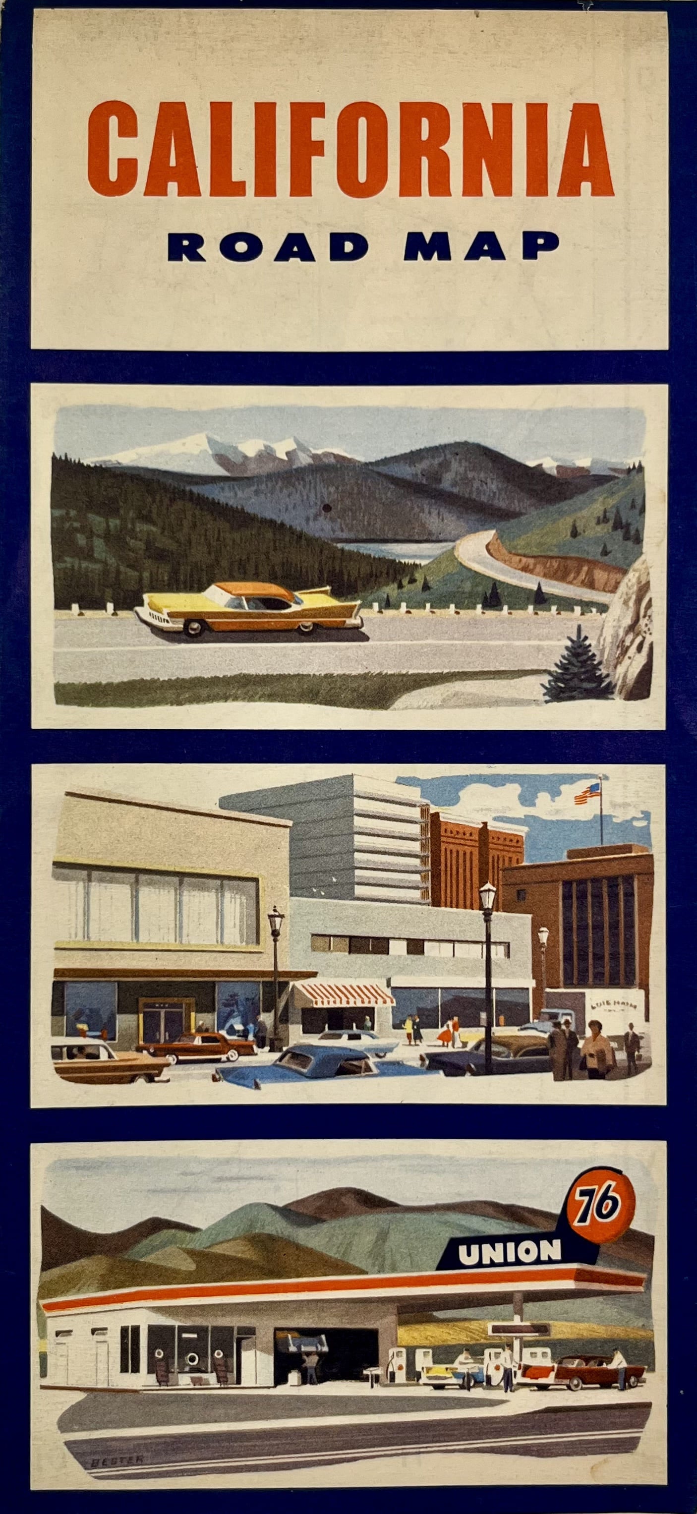 Decoration vintage ancienne Californie US