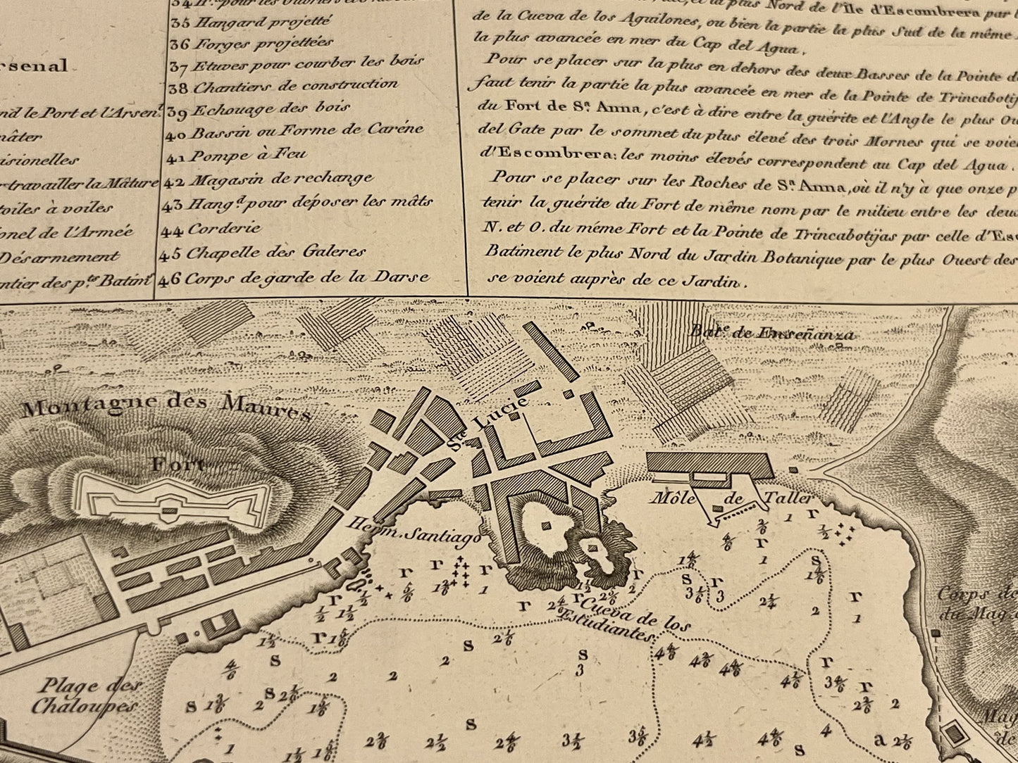 Plan ancien Marine Carthagene