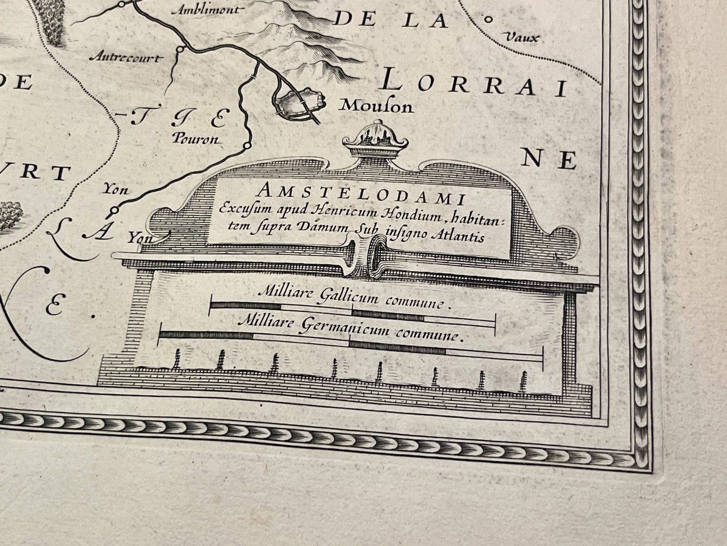 Plan ancien Sedan par Hondius