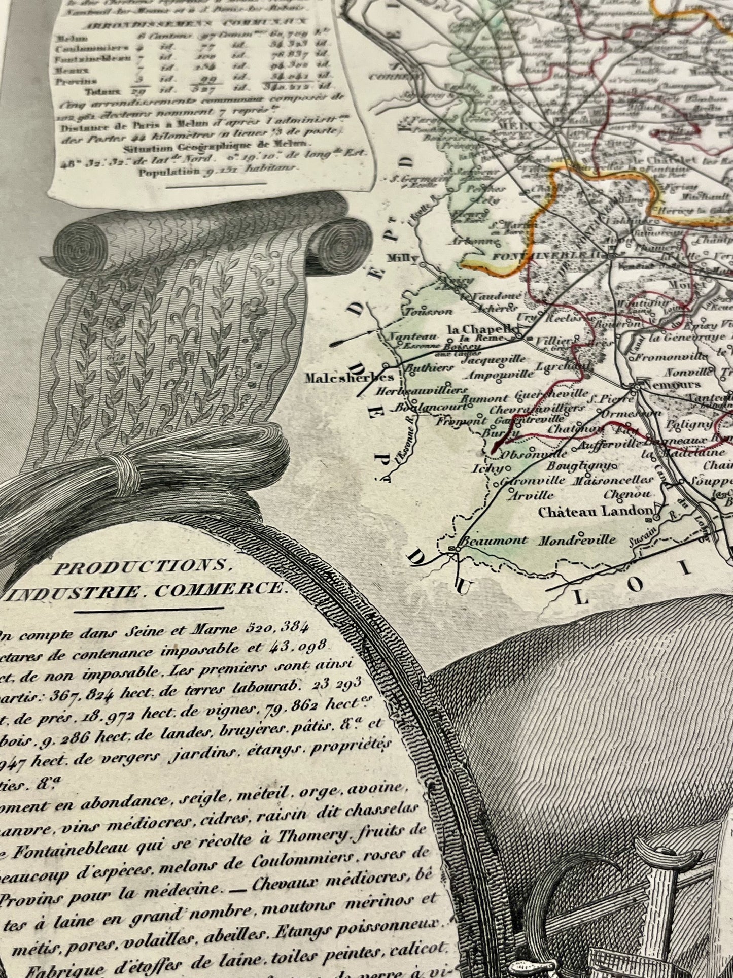 Plan ancien Seine-et-Marne