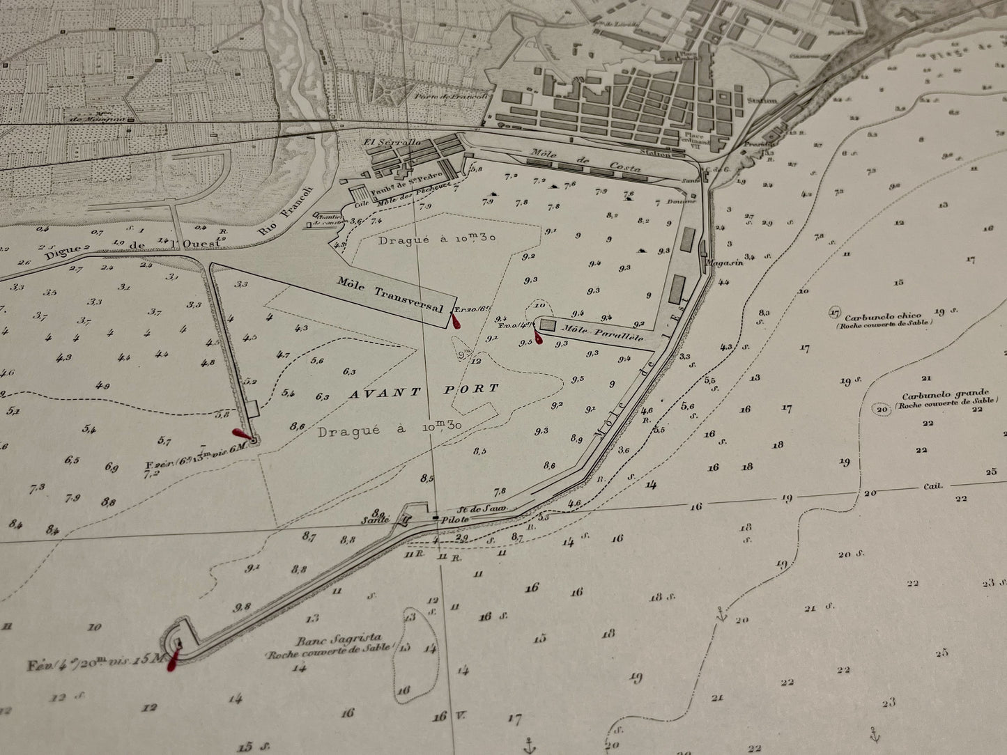 Plan ancien Tarragone Espagne