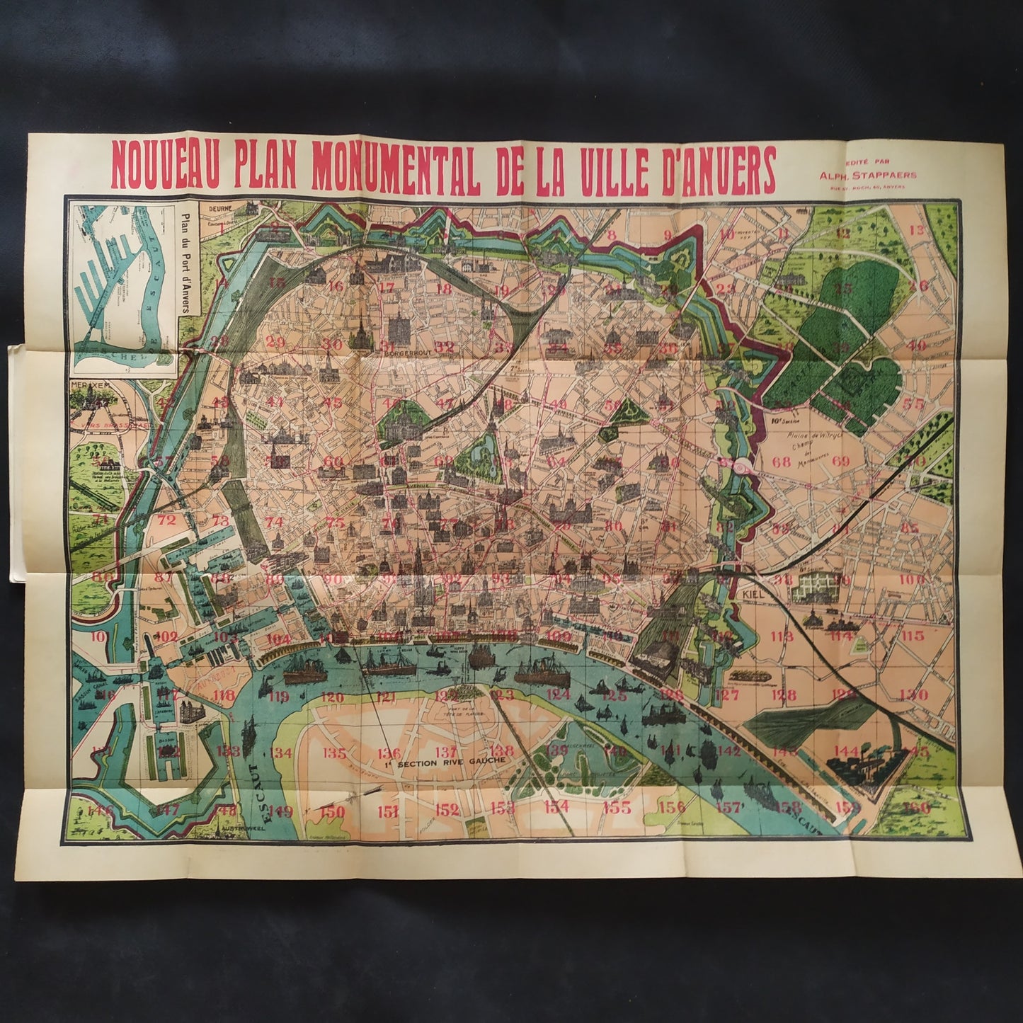carte plan ancien anvers