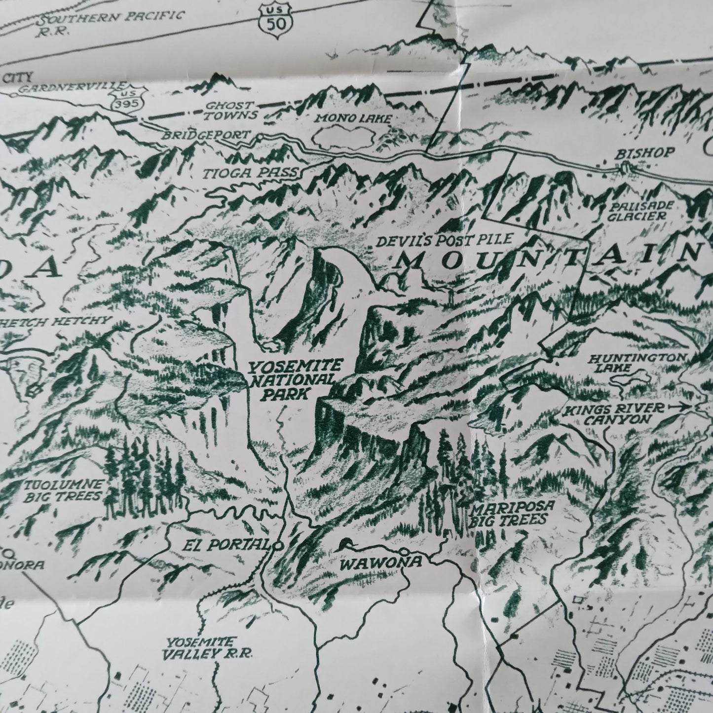 carte plan ancien californie