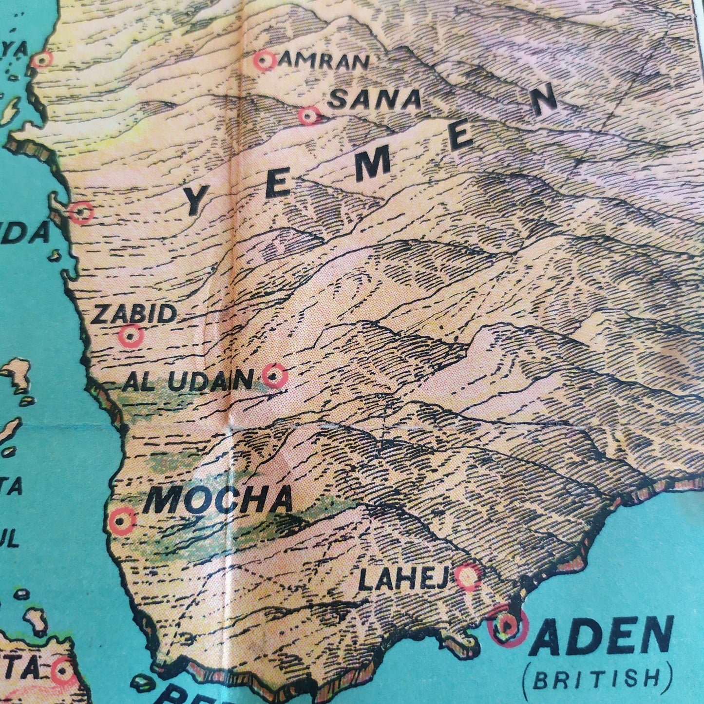 pictorial map Abyssinia