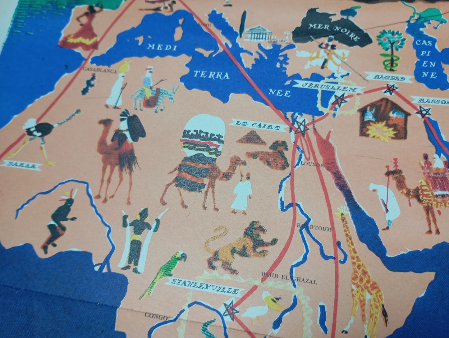 carte picturale monde old map pictorial map carte scolaire afrique