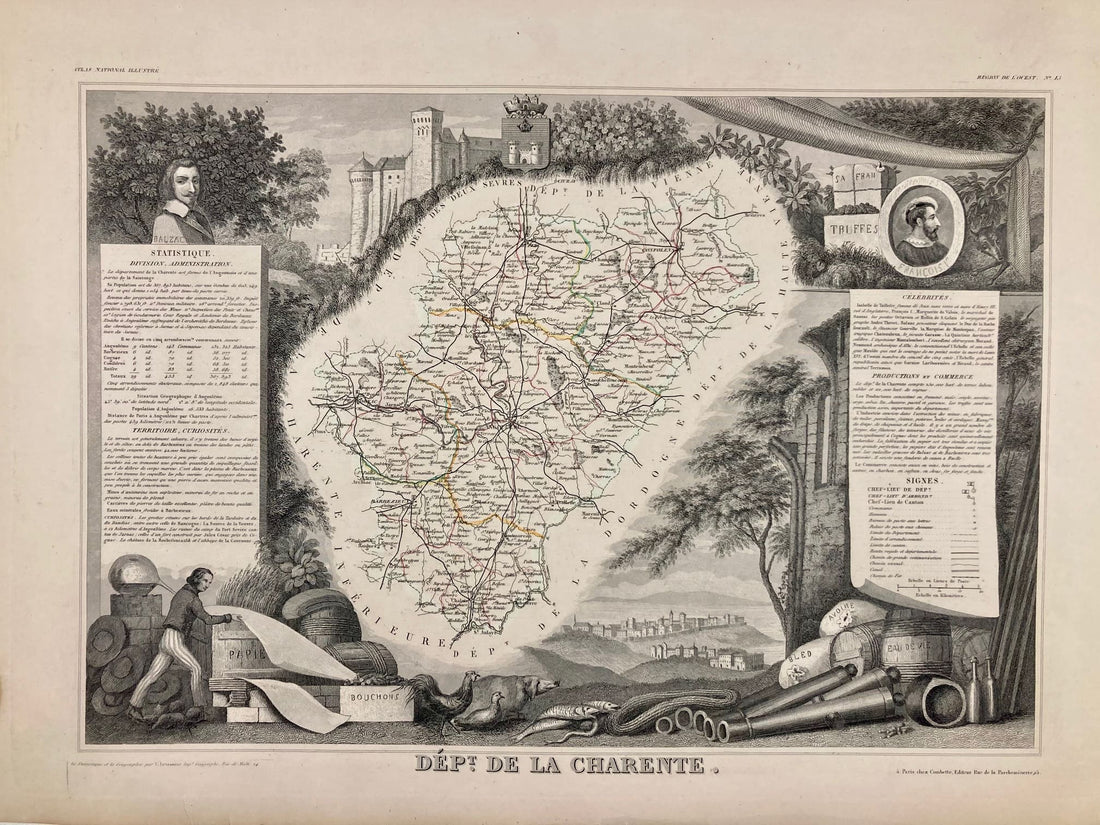 Victor Levasseur : le cartographe esthète du XIXe siècle
