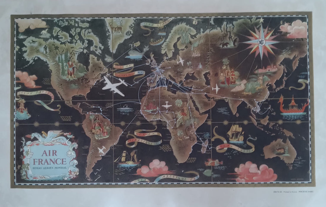 Carte picturale par Lucien Boucher