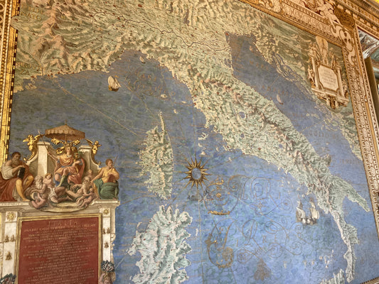 Carte de l'Italie de la Galerie des Cartes du Vatican