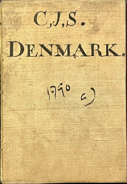 1790 carte ancienne Danemark