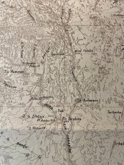 Achat carte ancienne de Tazrouk dans le Sahara algérien