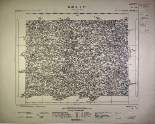 Achat carte ancienne de Château-Gontier