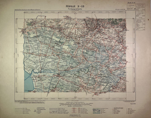 Achat carte ancienne de Fontenay-le-Comte