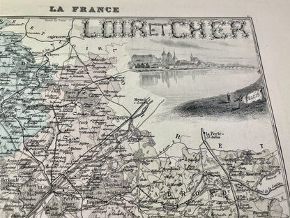 Achat carte du département du Loir-et-Cher