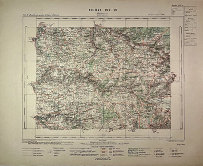 Achat carte ancienne de Montmirail