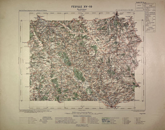 Achat carte ancienne de Neufchâtel-en-Bray