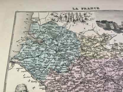 Achat carte du département de la Somme