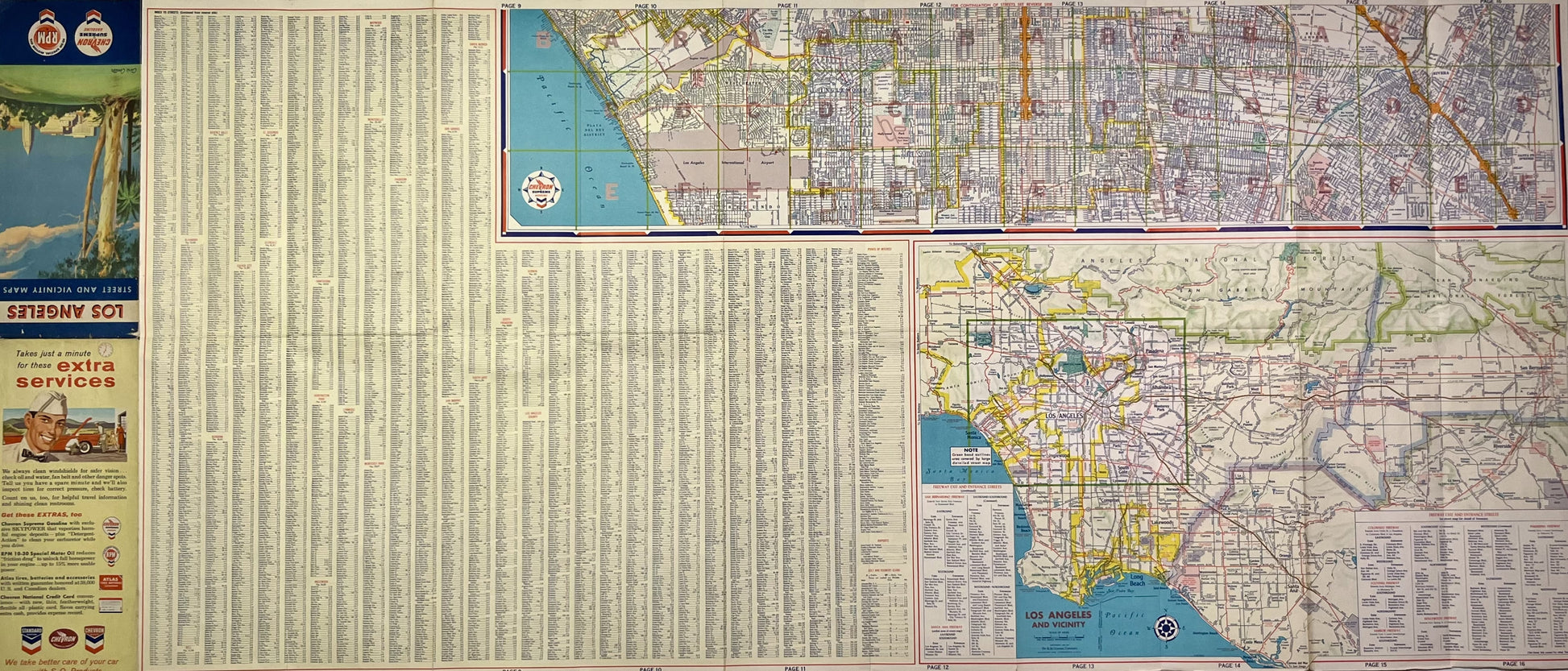 Achat plan ancien de Los Angeles par Chevron