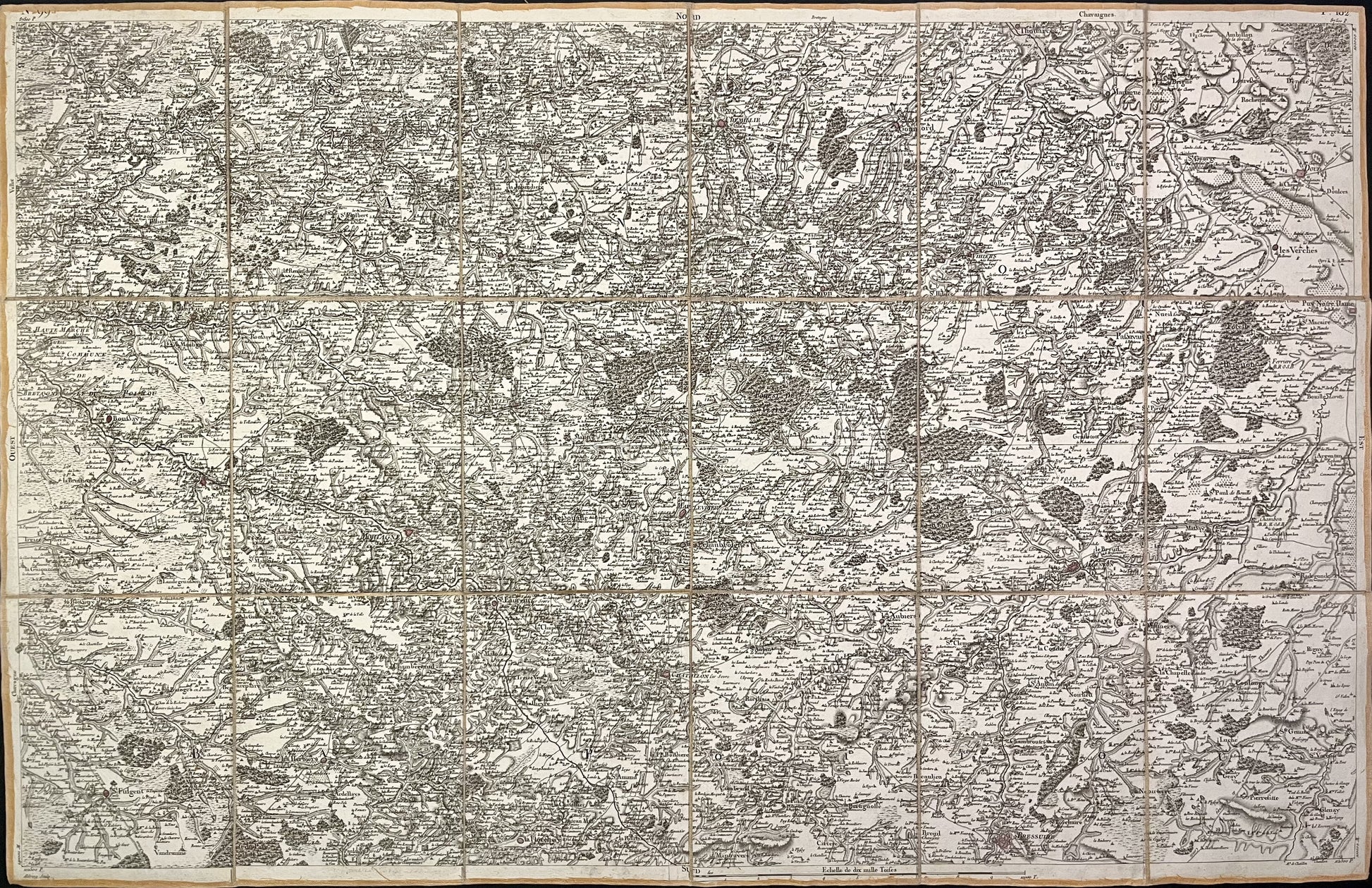 Achat carte Cassini Cholet Bressuire Mortagne