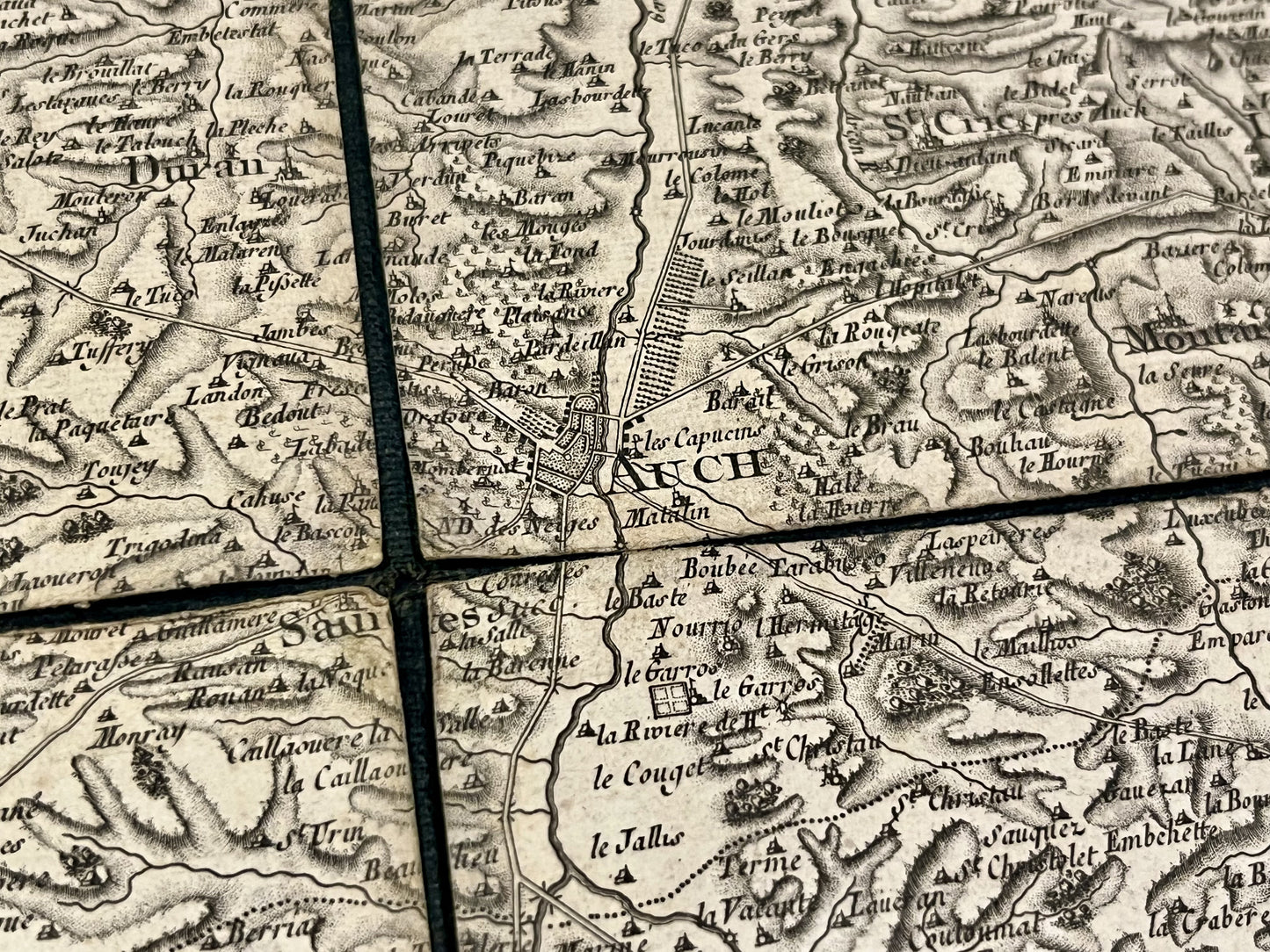 Achat carte Cassini Gers ancienne