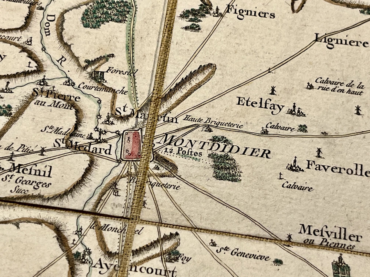 Achat carte Cassini Montdidier