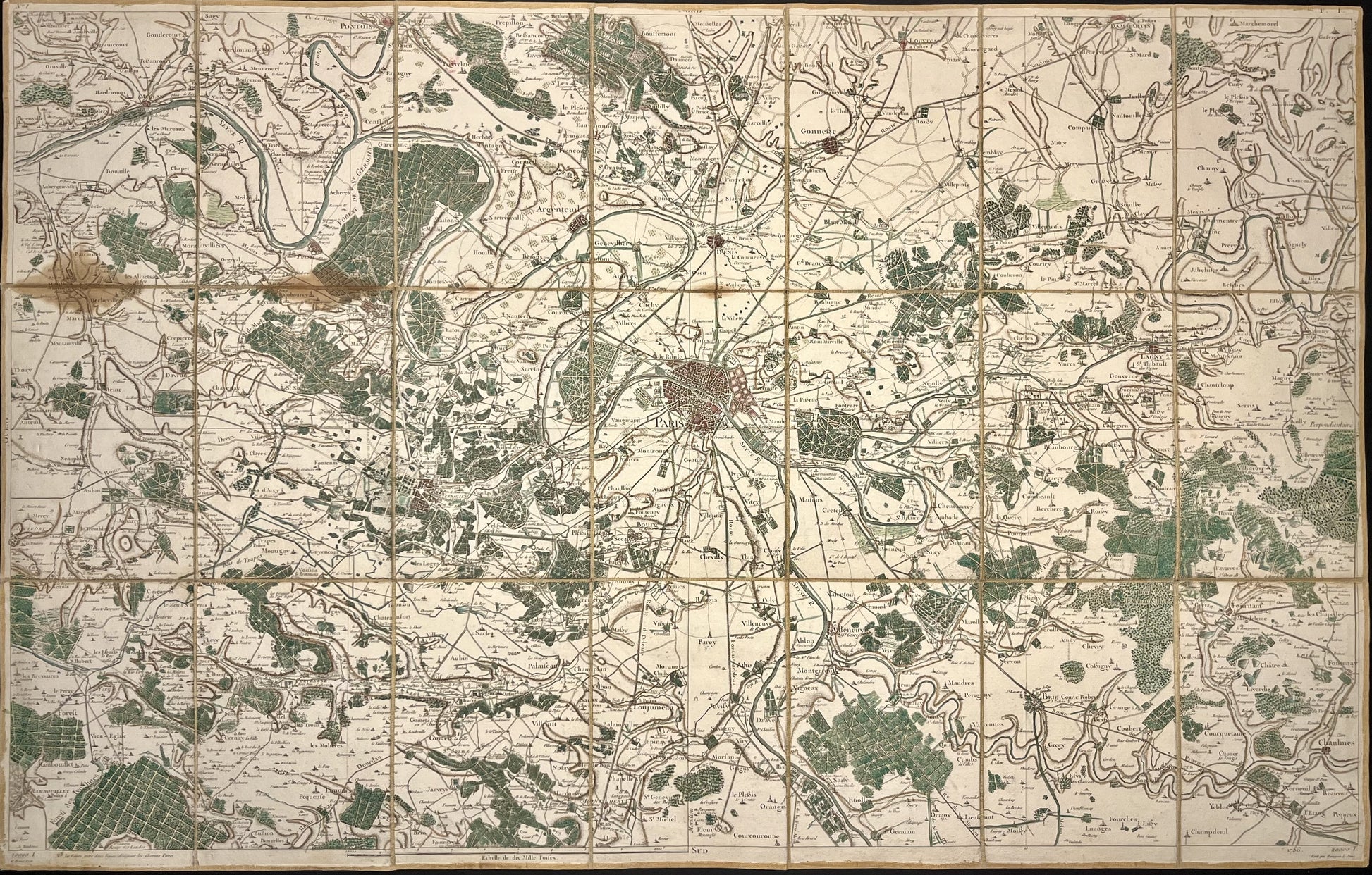 Achat carte Cassini Paris